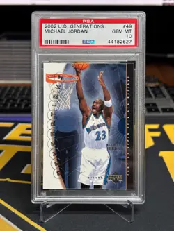2002 Upper Deck Generations MICHAEL JORDAN #49 PSA 10 💎 - Image 1