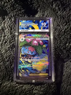 Mega Venusaur EX 076/063 2025 Mega Brave Secret Rare JP Foil Ace Graded - Image 1