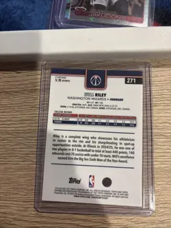 2025-26 Topps Chrome - Will Riley #271 Prism Refractor (RC) - Image 2