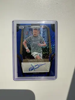 Christos Tzolis Blue Shimmer Auto SSP FIFA Select 2025/26 Arsenal - Image 1