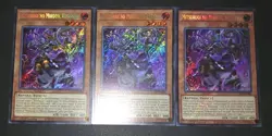 3x Mitsurugi no Mikoto, Kusanagi 1st Edition Secret Rare Yu-Gi-Oh! - Image 1