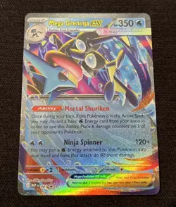 Mega Greninja Ex MEP 081 Black Star Promo PACK FRESH - Image 1