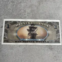 2007-E Block. $1 Disney Dollar. Disneyland. Pirates On Strangers Tides. CU. - Image 5