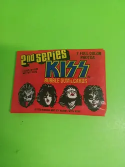 1978 Donruss KISS 2nd Series Sealed Wax Pack Music Bubble Gum Cards !! RARE !!! - Image 1