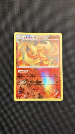 Pokemon TCG Flareon 13/98 Ancient Origins Holo Rare Stage 1 English 2015 - Image 1