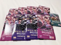 One Piece 12-card Booster Pack x9 lot English Unopened - Image 1