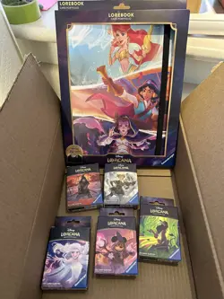 Disney Lorcana - Princess Lorebook and Card Sleeves Bundle - Image 1