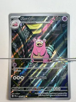 Slowbro Illustration Rare Pitch Black 090/084 Pokemon NM - Image 1
