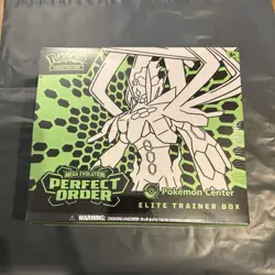 Pokemon TCG Mega Evolution: Perfect Order Pokemon Centre ETB Factory Sealed - Image 1