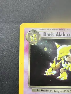 Pokemon TCG Dark Alakazam Team Rocket Card 1/82 Holo Unlimited Rare LP Condition - Image 4