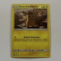Pokemon TCG Detective Pikachu SM194 Holo Promo Card English 2019 - Image 1