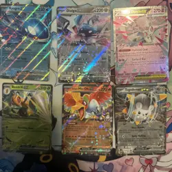 Pokemon Ex Cards 6 Total Mint Condition English - Image 1
