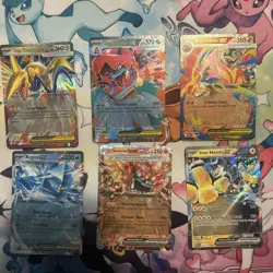 Pokemon Ex Cards 6 Total Mint Condition English - Image 1
