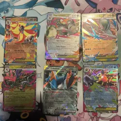 Pokemon Ex Cards 6 Total Mint Condition English - Image 1