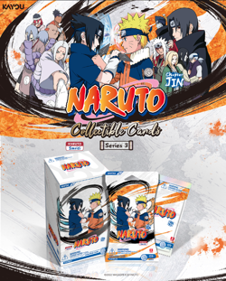 KAYOU NARUTO Series 3 Chapter Jin English Display Box – 12 Packs & Promo Card - Image 2