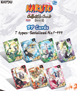 KAYOU NARUTO Series 3 Chapter Jin English Display Box – 12 Packs & Promo Card - Image 5