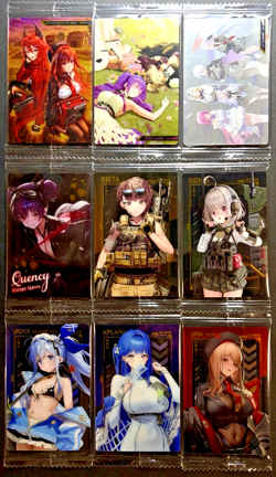 NIKKE Wafer Vol.5 Trading Card 9 Card Set GODDESS OF VICTORY BANDAI Japan 1-9 - Image 1
