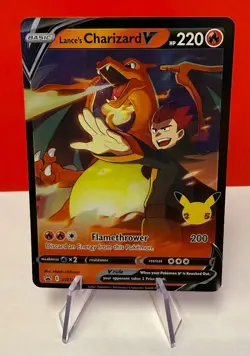 Lance's Charizard V SWSH133 SWSH: Sword & Shield Promo Cards Holo - Image 1