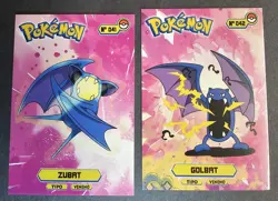 ZUBAT X GOLBAT LOT - POKEMON KANTO CARDS TOP POKEDEX CCG FOIL - Image 1