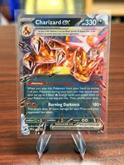Charizard ex 196 Sv: Scarlet & Violet Black Star Promo Cards NM - Image 1