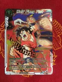Dragon Ball Super Card Game Wolf Fang Fist BT10-030 LP Winner Stamped LP - Image 1