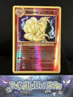 Pokemon Card Ninetales 15/108 Evolutions Reverse Holo Rare L/P - Image 1