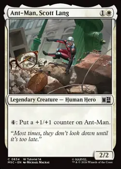Ant-Man, Scott Lang Marvel Super Heroes Commander #834 Magic TCG - Image 1