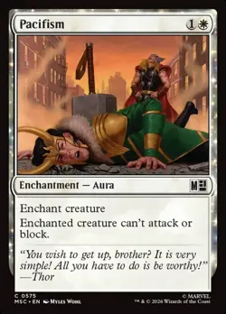 Pacifism Marvel Super Heroes Commander #575 Magic TCG - Image 1