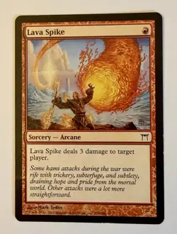 Lava Spike 178 Common Champions of Kamigawa Magic: The Gathering LP MTG - Image 1