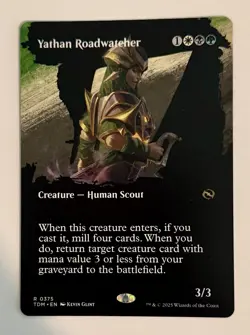 Yathan Roadwatcher (Borderless) Tarkir: Dragonstorm MTG NM TDM - Image 1