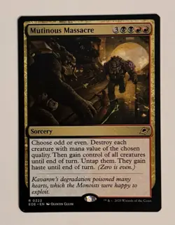 Mutinous Massacre (R) #222 Edge of Eternities MTG NM - Image 1