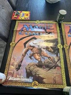 Magic The Gathering Comics Posters Acclaim 1995 Store Promotional 2 Poster!! - Image 2