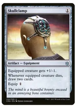 1x MTG Skullclamp - Commander Anthology Artifact! NM Mint - Image 1
