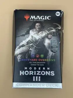 Magic the Gathering MTG Modern Horizons 3 Graveyard Overdrive Commander Sealed - Image 1