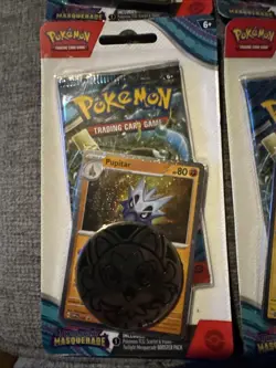 4x Pokemon Tcg Scarlet And Violet Twilight Masquerade Checklane Blister Packs - Image 4