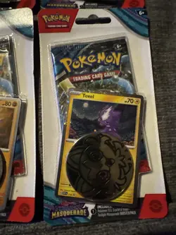 4x Pokemon Tcg Scarlet And Violet Twilight Masquerade Checklane Blister Packs - Image 5