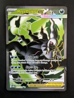 Pokemon TCG Mega Darkrai ex 101/084 Me05: Pitch Black Ultra Rare Holo NM - Image 1