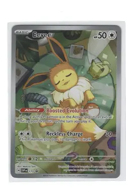 Pokemon TCG Eevee 173 SV: Scarlet & Violet Promo Full Art Holo English 50HP - Image 1