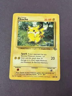 Pokemon 1999 Jungle Unlimited Pikachu 60/64 English - Image 3