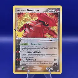 Team Magma's Groudon 9/95 Celebrations Classic Collection Pokemon Holo NM - Image 1