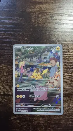 Pikachu 173/165 Holo Illustration Rare 151 Pokemon English NM - Image 1
