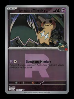 REVERSE HOLO TEAM ROCKET'S MIMIKYU (TEAM ROCKET) UNCOMMON 097/217 NM POKEMON - Image 1