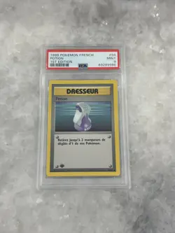 Pokemon 1st Edition Base Set French Potion 94/102 PSA 9 MINT - Image 1