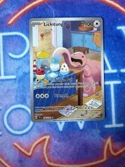 Lickitung 180/162 SV05: Temporal Forces Pokemon Holofoil - Image 1