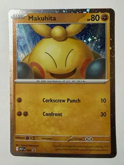 Pokemon Makuhita 068 MEP Perfect Order Cosmos Holofoil Promo NM!! - Image 1