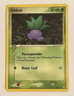 Pokemon TCG Oddish Common Hidden Legends 68/101 MP - Image 1