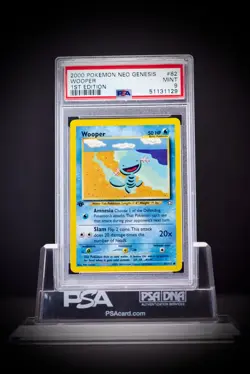 2000 POKEMON NEO GENESIS 1ST EDITION #82 WOOPER PSA 9 - Image 1