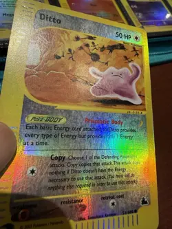 Ditto SKYRIDGE 🧬 Reverse Holo 51/144 WOTC E READER VINTAGE POKEMON - Image 3