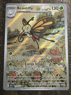 Nintendo Beautifly 219/217 ASC IR Holo Eng 2026 130 HP Mori Yuu - Image 1