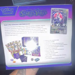 Pokemon TCG Scarlet & Violet Miraidon Elite Trainer Box ETB 9 Packs English 2023 - Image 2